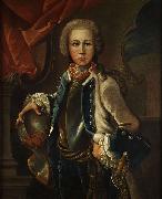 Johann Michael Franz Portrait of a young nobleman France oil painting artist